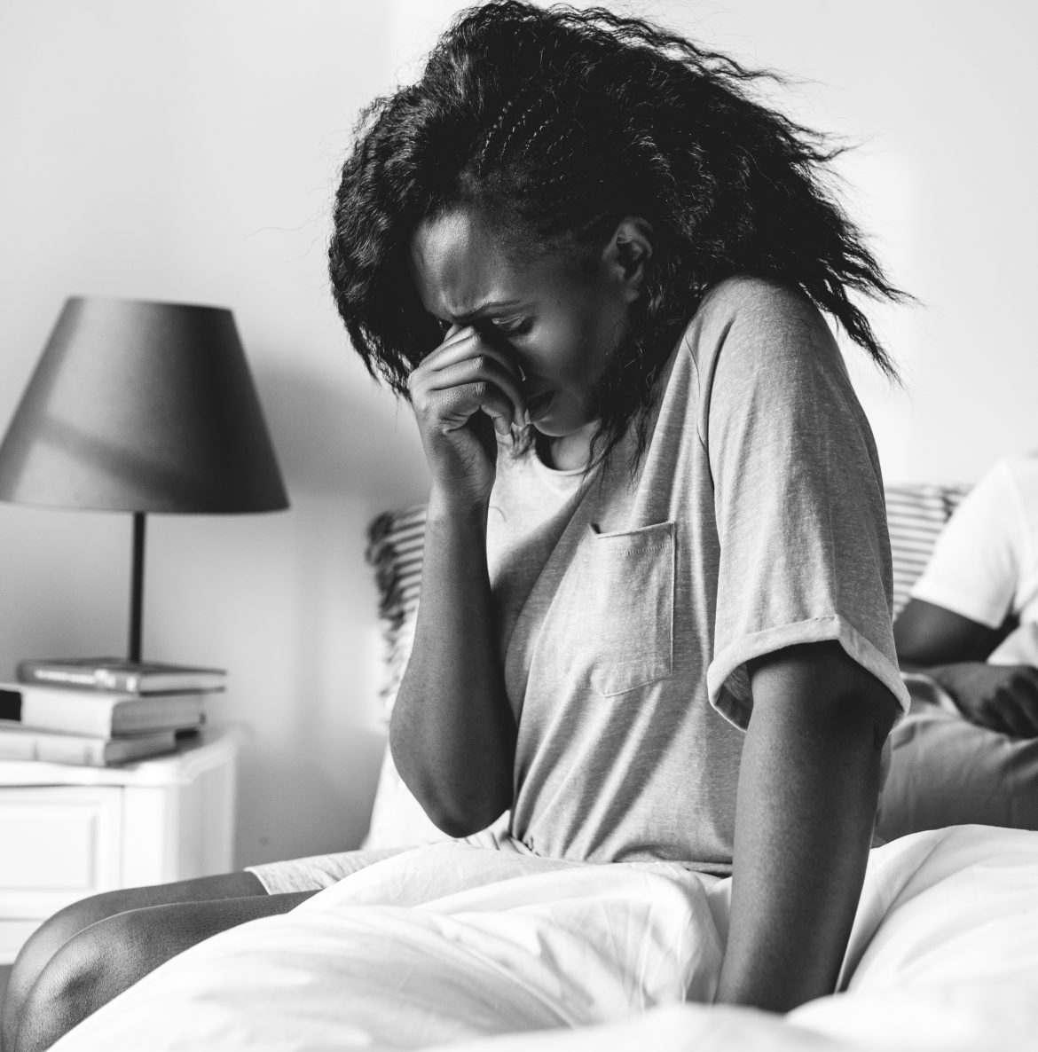 harcélement sexuel à l'université marien une fille pleurant